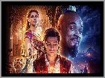 Aktorka, Plakat, Aktorzy, Will Smith, Film, Aladyn, Mena Massoud, Księżniczka, Aladdin, Naomi Scott